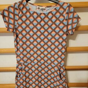 Cotton blend summer dress‎ with pockets